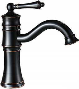 Rubinetto da bagno Rea Vintage Old Black Low