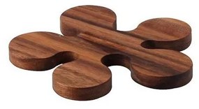 Continente C4881 - Stuoia in legno per vaso 16x1,2 cm acacia