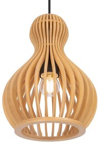 Maytoni MOD192PL-01W - Lampadario a sospensione con filo ROOTS 1xE27/40W/230V diametro 20 cm beige