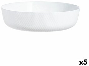Teglia da Cucina Luminarc Smart Cuisine Bianco Vetro Ø 26 cm (5 Unità)