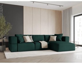 Divano angolare verde, angolo destro Esther - Milo Casa