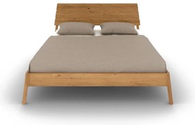 Letto matrimoniale in legno di quercia di colore naturale 200x200 cm Twig - The Beds