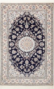 Nain Tappeto persiano 160 x 100 Blu (Iran) Annodato A Mano