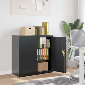 Armadio Classificatore Antracite 90x40x90 Cm İn Acciaio /