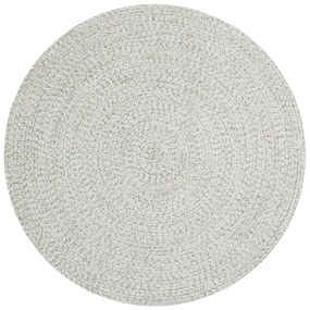 Tappeto rotondo bianco/beige per esterni ø 150 cm - NORTHRUGS