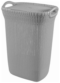 Cesto portabiancheria in plastica 57 l Knit - Curver