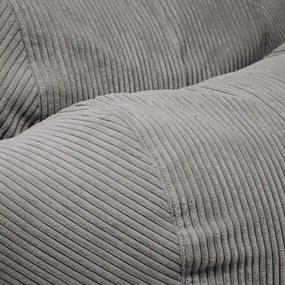 Puof a sacco color senape con rivestimento in velluto a coste Roll 105 – SLOWDOWN