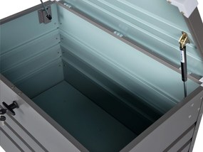Cesta portaoggetti metallo grigio 132 x 62 cm CEBROSA Beliani