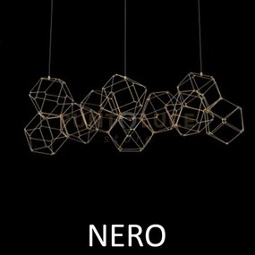 Lucciola 10 lampada a sospensione lineare, cromato nero led 3000k ...