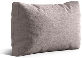 Cuscino per divano greige con rivestimento in bouclé Kemi – Cosmopolitan Design