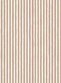 Josephine Munsey Carta da parati Hand Painted Stripe - Ham Pink/ Cotswold White