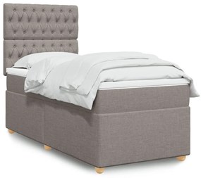 Giroletto A Molle Con Materasso Tortora 100x200 Cm İn Tessuto /