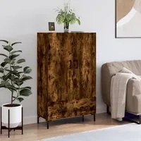 Credenza Rovere Fumo 69,5x31x115 cm in Legno Multistrato 828241