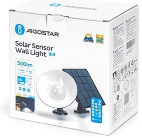 Aigostar - Luce solare a LED con sensore LED/3,2V 3000K/4000K/6500K IP65 + +TC