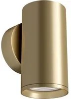 Applique Da Parete Moderno Focus S Alluminio Oro 1 Luce Gu10 10W