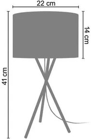 Tosel  Lampade d’ufficio lampada da comodino tondo metallo oro e nero  Tosel