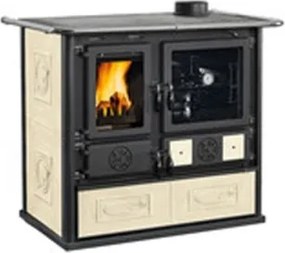 Cucina a legna Rosa Vst.16 8,8 kW Panna - La Nordica