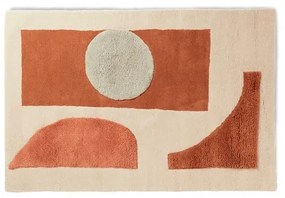 Bloco Tufted Rug Large Blush/Off-White - Ferm Living