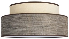 Plafoniera GRACE 1xE27/60W/230V diametro 40 cm color crema/marrone