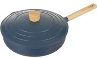 Padella alta 28 cm con coperchio blu Pot Art