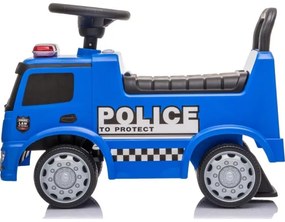 Bici a spinta Mercedes Auto della polizia 2xAA blu