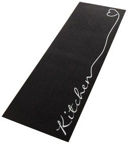 Runner da cucina nero, 50 x 150 cm Cook &amp; Clean - Zala Living