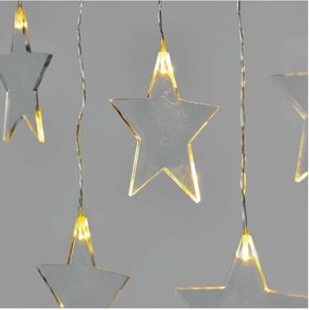 Catena luminosa LED da esterno a forma di stelle 8xLED/5,84m IP44