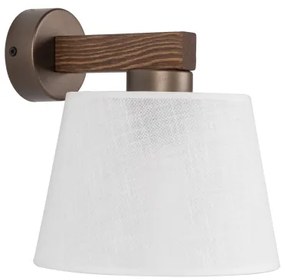 Brilagi - Lampada da parete LATTE 1xE27/15W/230V pino/bianco