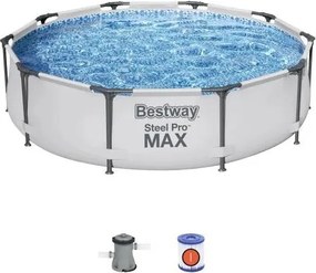 Piscina steel pro frame 305X76 cap. 4.678 lt - best way