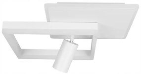 LED Plafoniera LED/38W/230V + 1xGU10/30W bianca