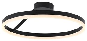 Lampadario a plafone LED dimmerabile LED/40W/230V 3000-6500K nero + telecomando