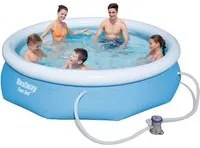 Piscina Gonfiabile Autoportante Rotonda 305x76cm Bestway Fast Set 57270