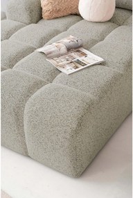 Divano angolare componibile marrone chiaro allungabile/con contenitore (con penisola a sinistra) Lulu – Miuform