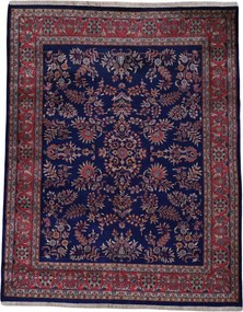 Sarouk Tappeto 190 x 240 (Indian) Annodato A Mano