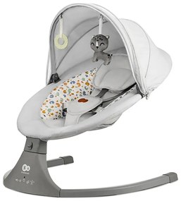 KINDERKRAFT - Altalena per bambini con melodia 2in1 LUMI grigio chiaro