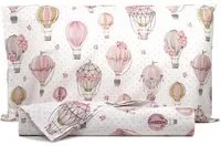 Parure copripiumino singolo mongolfiere rosa SmartDecoHome