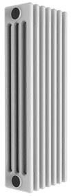 Termosifone in acciaio tubolare 4 colonne 7 elementi interasse 935 mm ERCOS Comby bianco