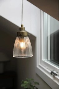 Lampadario color ottone con paralume in vetro ø 11 cm Bellis – Markslöjd