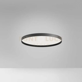 Acelia p/m - plafoniera led nero 3000-4000 k 2100-2200lm 40w d.50cm...