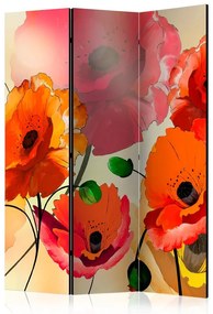 Paravento  Velvet Poppies [Room Dividers]  Colore Giallo, Dimensioni e Misure 135x172