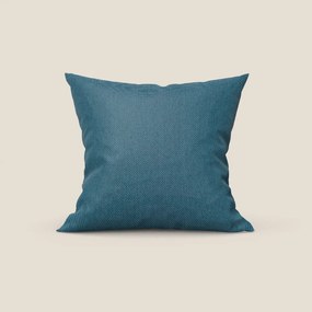 Honey cuscino disponibile in diversi colori realizzato in tessuto simil cotone impermeabile T13 azzurro