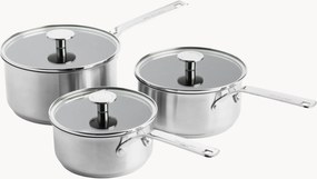 Pentolini con coperchio, set da 6