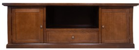 CLAYTON - mobile porta tv in legno massello cm 45 x 160 x 56 h