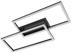 Brilliant - Plafoniera LED JORVIC LED/21W/230V 29x60 cm nera