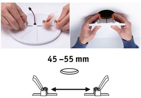 Paulmann 92393 - LED/4,5W IP44 Lampada da incasso per bagno VARIFIT 230V