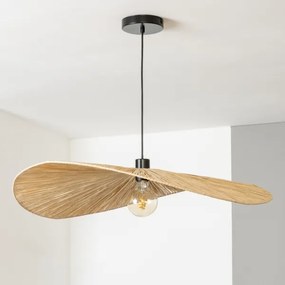 Brilagi - Lampadario LED su cavo CERIA BOHO 1xE27/40W/230V Ø 80 cm, in rafia
