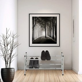 Scarpiera argentata in metallo allungabile – Premier Housewares