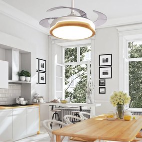 Ventilatore da soffitto Yang bianco , D. 107 cm SULION