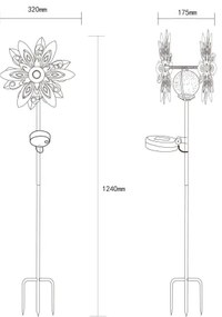 Globo 36578 - LED Solare decorazione LED/0,02W/3V IP44