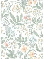 Sandberg Carta da parati Huset i Solen - Spring Green
